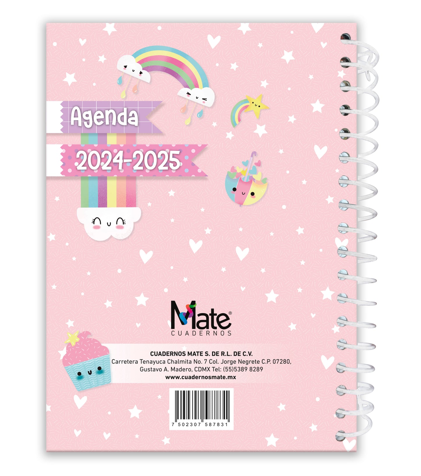 Agenda Semanal | Niña | Pasta Dura | Escolar | P
