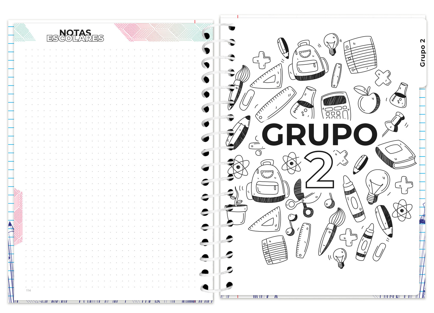 Agenda Para Maestros | Semanal | Pasta Dura | Escolar | Z1