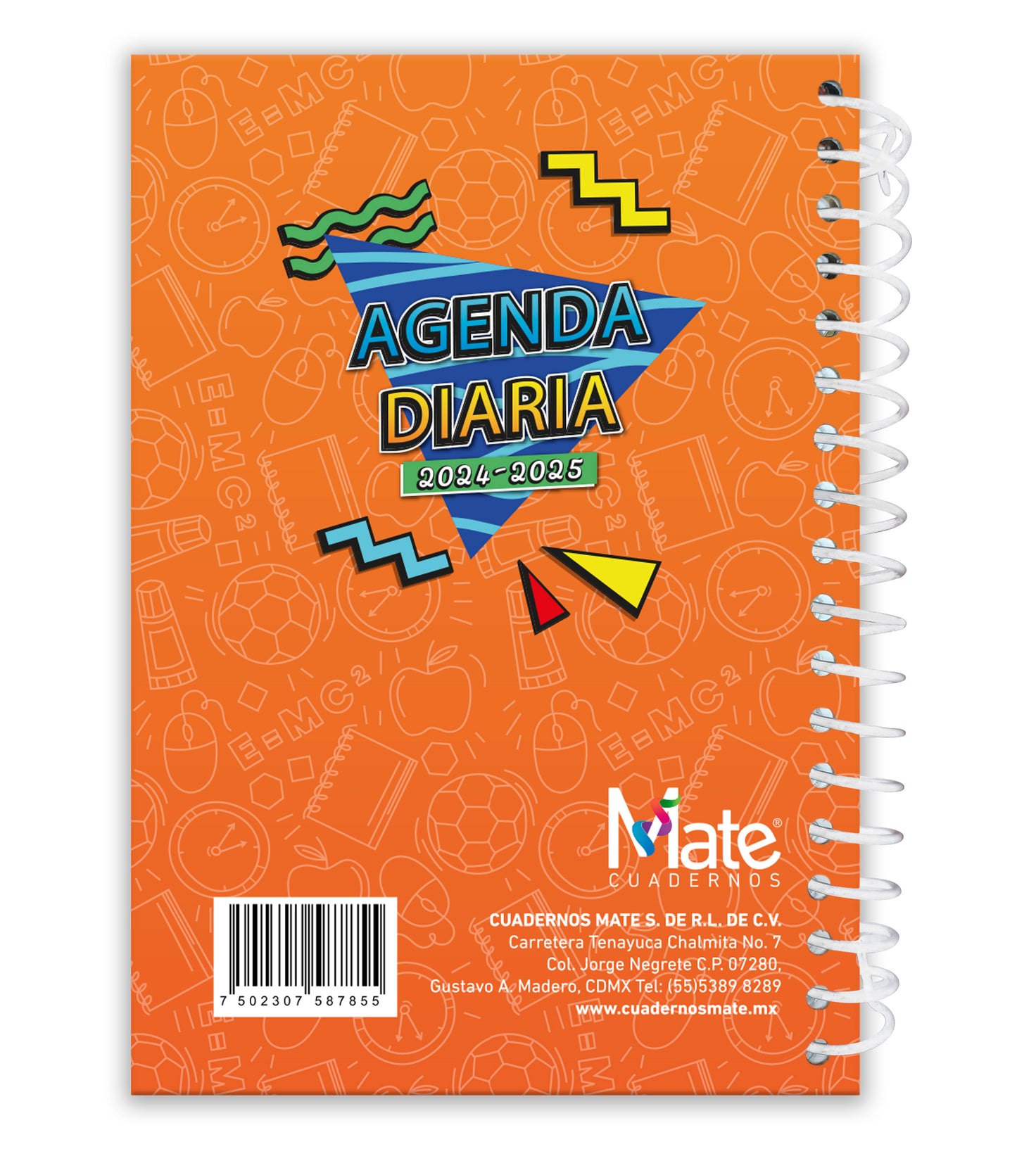 Agenda Diaria | Pasta Dura | 14 X 20 Cm | Escolar | R