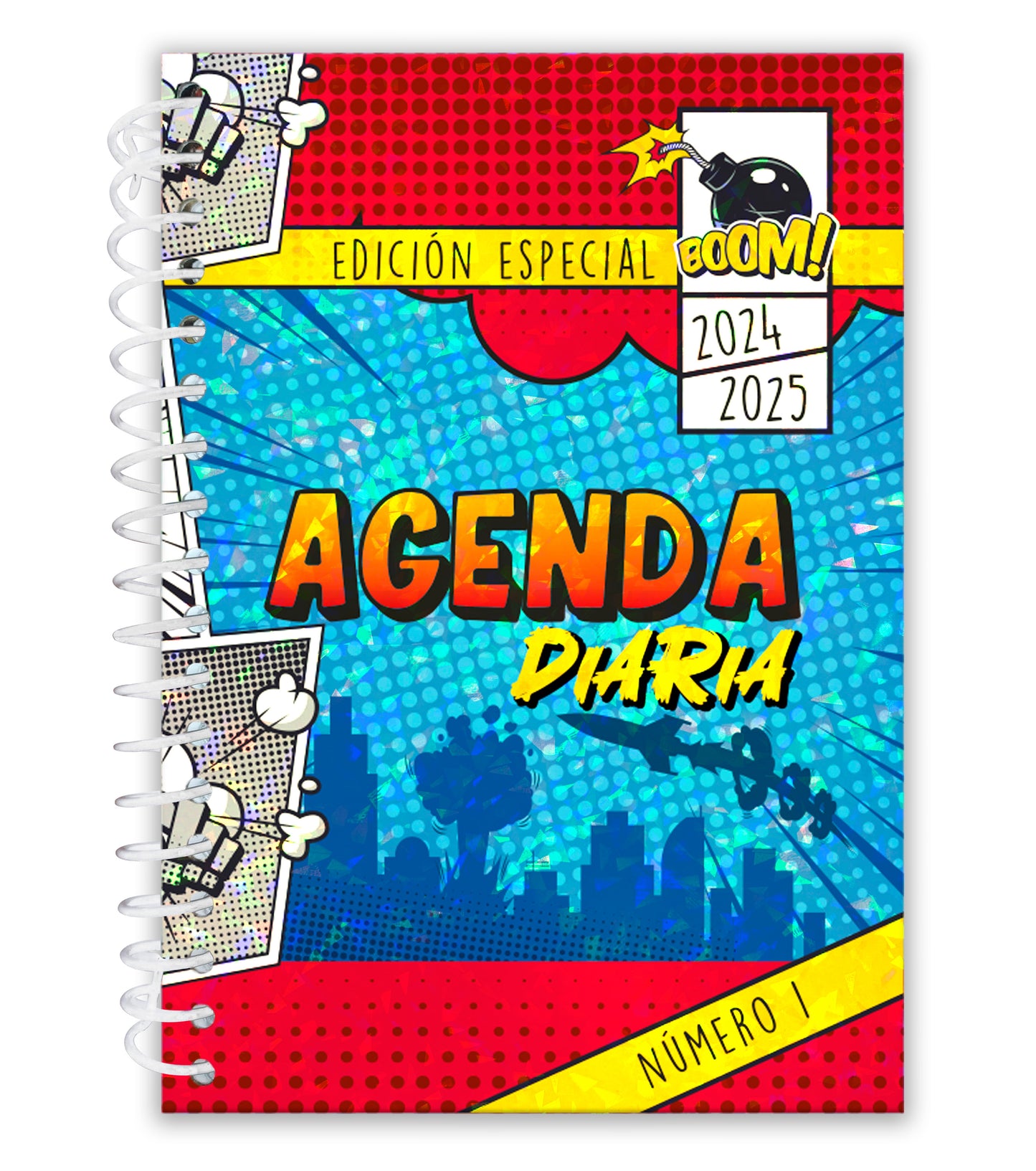 Agenda Diaria | Pasta Dura | 14 X 20 Cm | Escolar | U