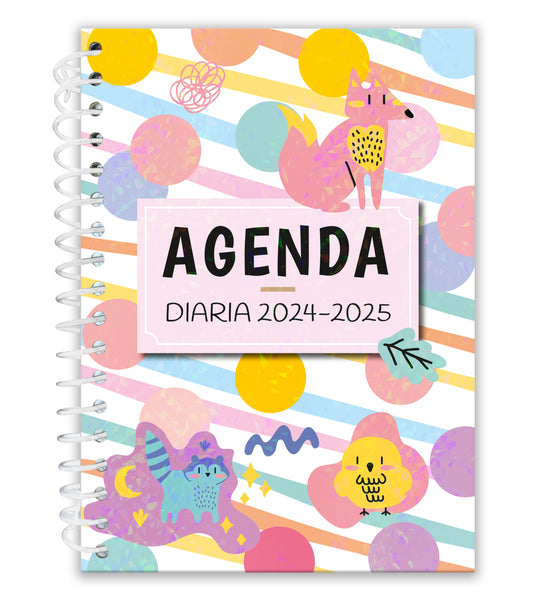 Agenda Diaria | Pasta Dura | 17 X 23.5 Cm | Escolar | X